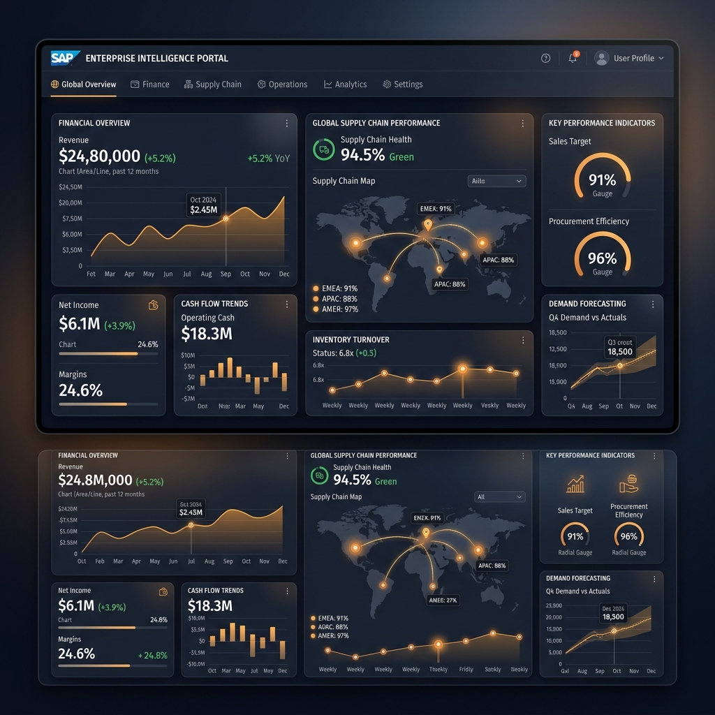 SAP Enterprise Dashboard — Braynex Technologies